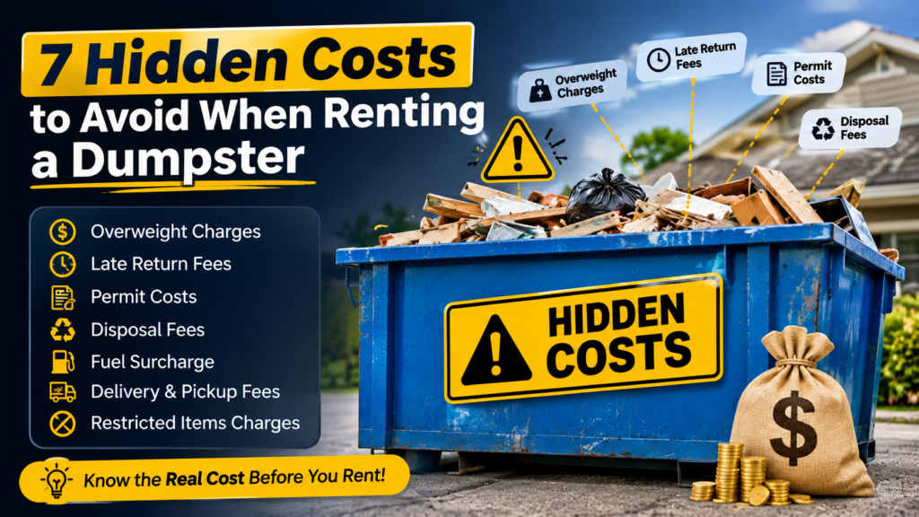 7 Hidden Costs to Avoid When Renting a Dumpster